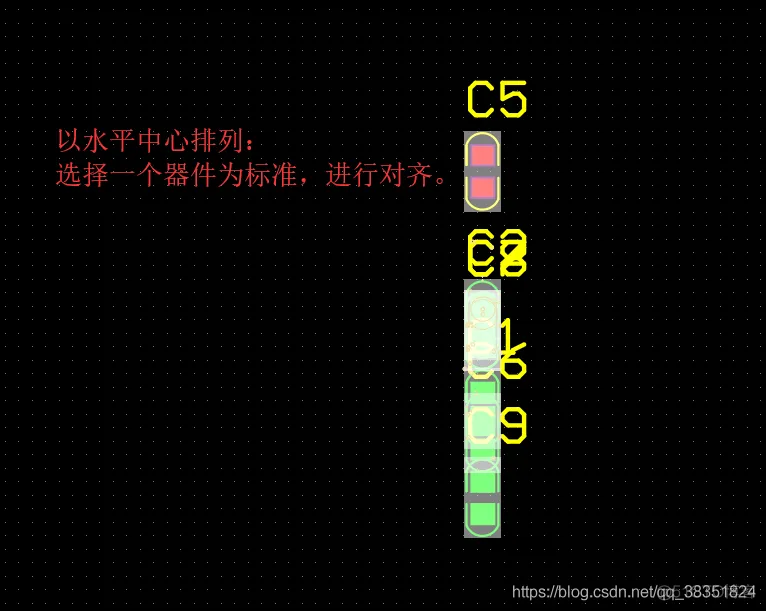 Altium Designer 18 速成实战 第五部分 PCB流程化设计常用操作（十七）器件的对齐与等间距_ PCB流程化设计常用操作_08